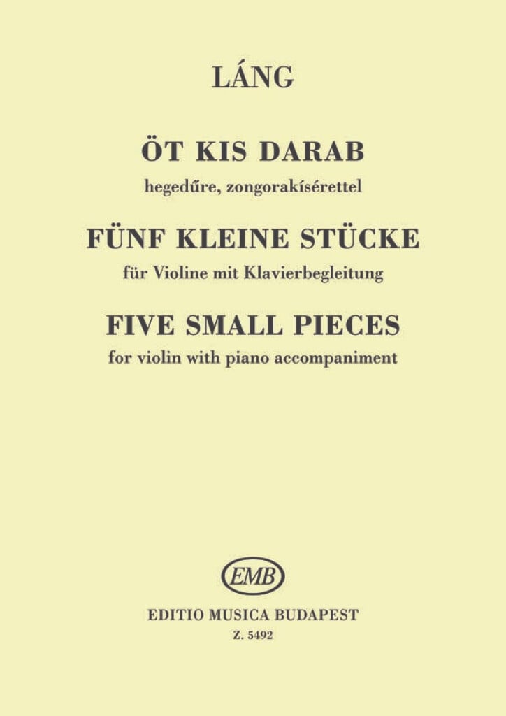 5 Kleine Stuecke